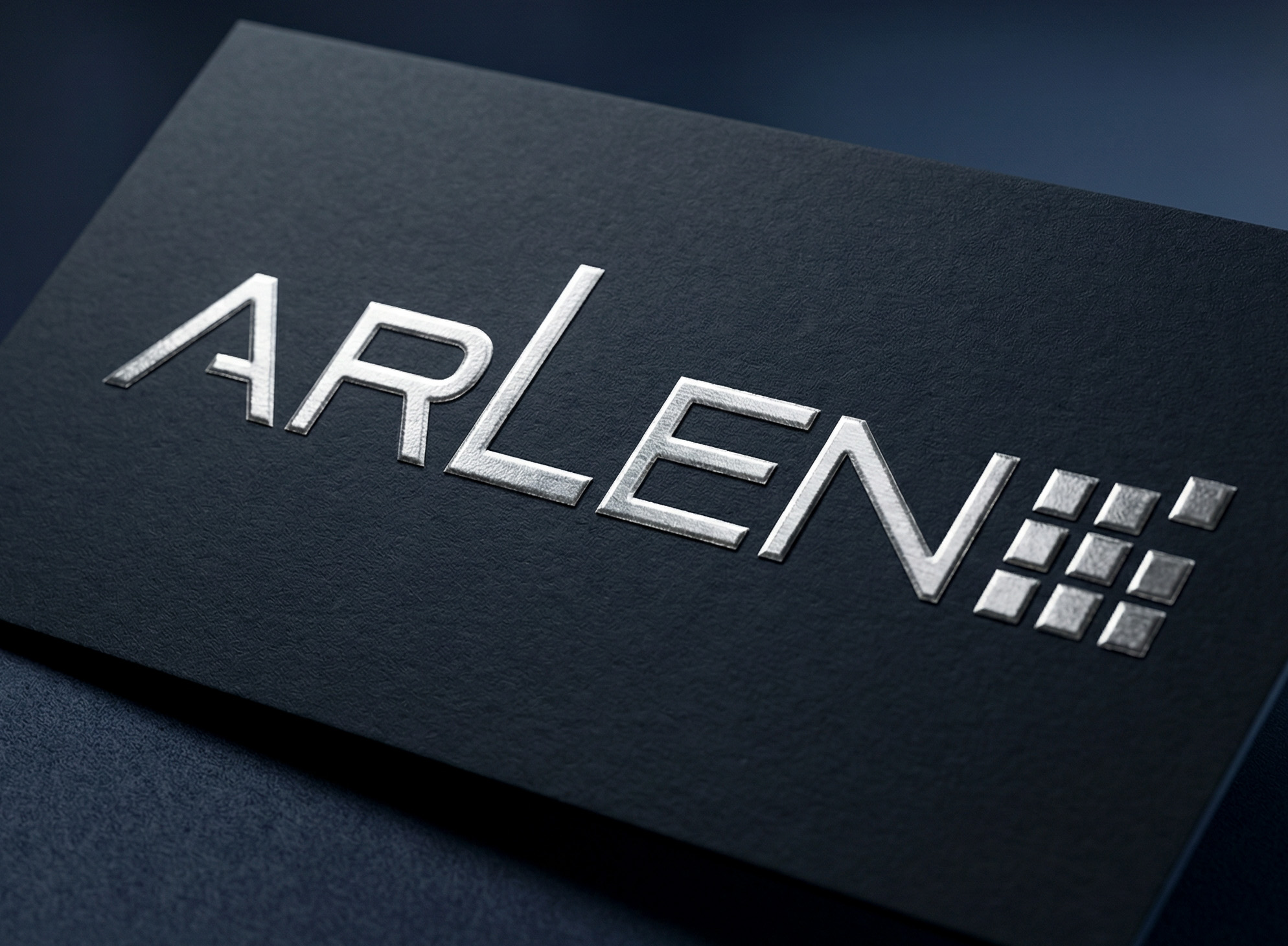 Heißfolienprägung – luxuriöses Silber-Mockup